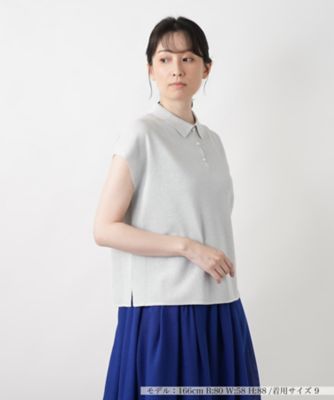 【店舗人気】ラメニットポロシャツ