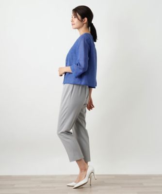 ノーカラージャケット【Ｌｅｉｌｉａｎ　ＷＨＩＴＥ　ＬＡＢＥＬ】