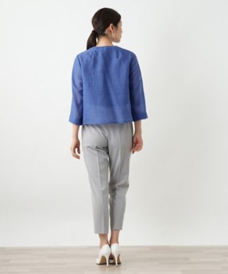 ノーカラージャケット【Ｌｅｉｌｉａｎ　ＷＨＩＴＥ　ＬＡＢＥＬ】