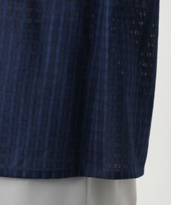 シアーチェックブラウス【Ｌｅｉｌｉａｎ　ＷＨＩＴＥ　ＬＡＢＥＬ】