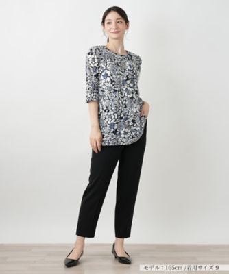 フラワープリントカットソー【Ｌｅｉｌｉａｎ　ＷＨＩＴＥ　ＬＡＢＥＬ】