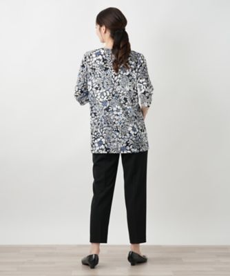 フラワープリントカットソー【Ｌｅｉｌｉａｎ　ＷＨＩＴＥ　ＬＡＢＥＬ】