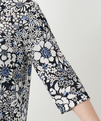 フラワープリントカットソー【Ｌｅｉｌｉａｎ　ＷＨＩＴＥ　ＬＡＢＥＬ】