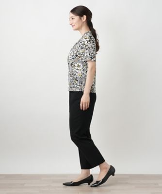 フラワープリントカットソー【Ｌｅｉｌｉａｎ　ＷＨＩＴＥ　ＬＡＢＥＬ】
