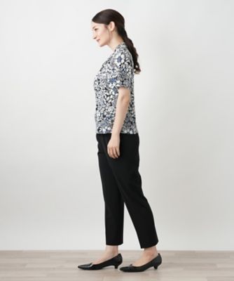 フラワープリントカットソー【Ｌｅｉｌｉａｎ　ＷＨＩＴＥ　ＬＡＢＥＬ】
