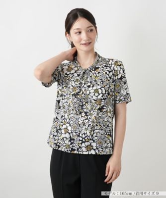 フラワープリントカットソー【Ｌｅｉｌｉａｎ　ＷＨＩＴＥ　ＬＡＢＥＬ】