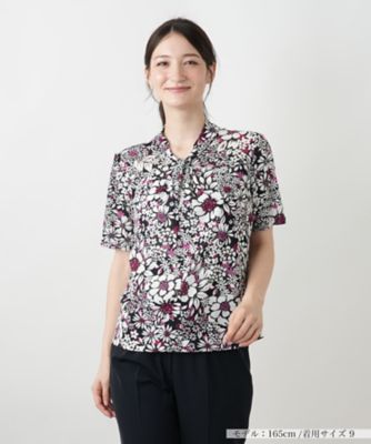フラワープリントカットソー【Ｌｅｉｌｉａｎ　ＷＨＩＴＥ　ＬＡＢＥＬ】