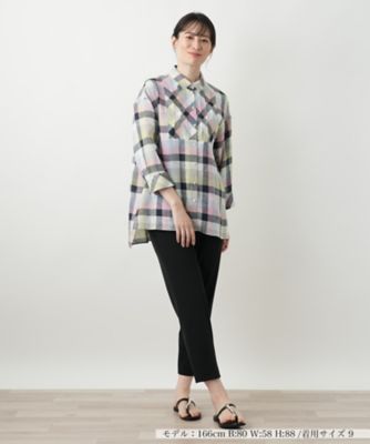 チェックブラウス【Ｌｅｉｌｉａｎ　ＷＨＩＴＥ　ＬＡＢＥＬ】