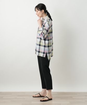 チェックブラウス【Ｌｅｉｌｉａｎ　ＷＨＩＴＥ　ＬＡＢＥＬ】
