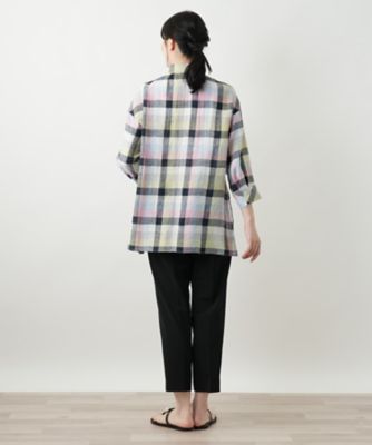 チェックブラウス【Ｌｅｉｌｉａｎ　ＷＨＩＴＥ　ＬＡＢＥＬ】