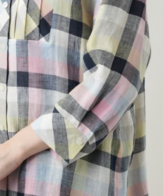 チェックブラウス【Ｌｅｉｌｉａｎ　ＷＨＩＴＥ　ＬＡＢＥＬ】
