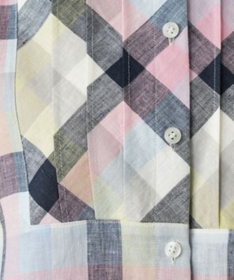 チェックブラウス【Ｌｅｉｌｉａｎ　ＷＨＩＴＥ　ＬＡＢＥＬ】