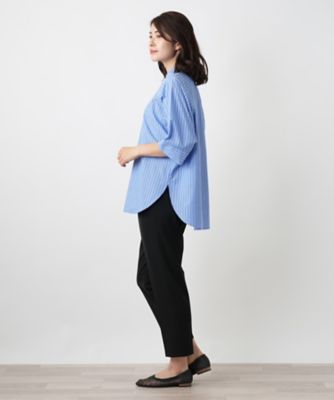 ストライプドルマンブラウス【Ｌｅｉｌｉａｎ　ＷＨＩＴＥ　ＬＡＢＥＬ】