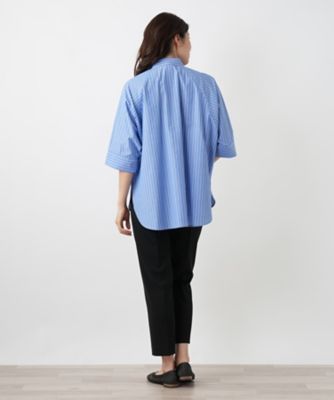 ストライプドルマンブラウス【Ｌｅｉｌｉａｎ　ＷＨＩＴＥ　ＬＡＢＥＬ】