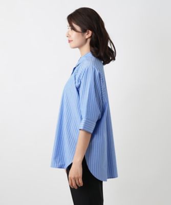 ストライプドルマンブラウス【Ｌｅｉｌｉａｎ　ＷＨＩＴＥ　ＬＡＢＥＬ】