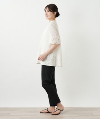 レースブラウス【Ｌｅｉｌｉａｎ　ＷＨＩＴＥ　ＬＡＢＥＬ】