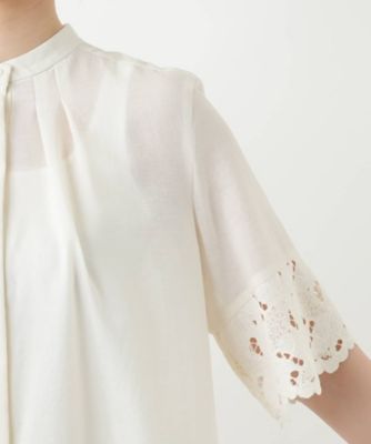 レースブラウス【Ｌｅｉｌｉａｎ　ＷＨＩＴＥ　ＬＡＢＥＬ】