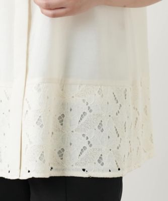 レースブラウス【Ｌｅｉｌｉａｎ　ＷＨＩＴＥ　ＬＡＢＥＬ】