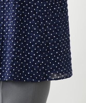 ドットギャザーブラウス【Ｌｅｉｌｉａｎ　ＷＨＩＴＥ　ＬＡＢＥＬ】