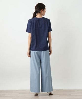 リボンクルーネックカットソー【Ｌｅｉｌｉａｎ　ＷＨＩＴＥ　ＬＡＢＥＬ】
