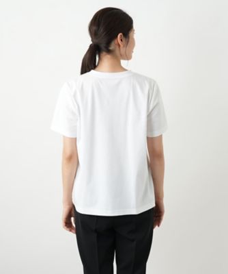 リボンクルーネックカットソー【Ｌｅｉｌｉａｎ　ＷＨＩＴＥ　ＬＡＢＥＬ】