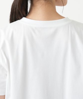 リボンクルーネックカットソー【Ｌｅｉｌｉａｎ　ＷＨＩＴＥ　ＬＡＢＥＬ】