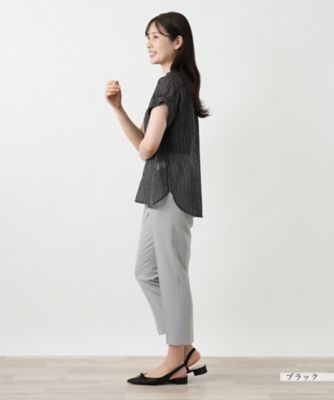 ストライプブラウス【Ｌｅｉｌｉａｎ　ＷＨＩＴＥ　ＬＡＢＥＬ】