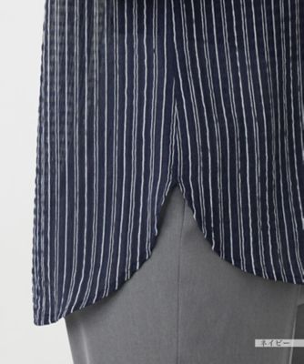 ストライプブラウス【Ｌｅｉｌｉａｎ　ＷＨＩＴＥ　ＬＡＢＥＬ】