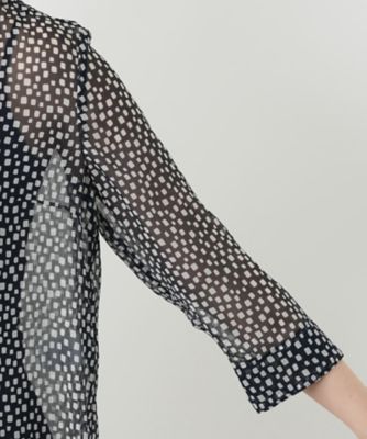 プリントブラウス【Ｌｅｉｌｉａｎ　ＷＨＩＴＥ　ＬＡＢＥＬ】