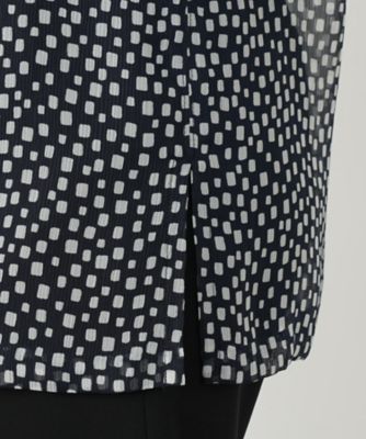 プリントブラウス【Ｌｅｉｌｉａｎ　ＷＨＩＴＥ　ＬＡＢＥＬ】