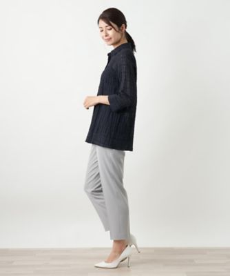 七分袖ブラウス【Ｌｅｉｌｉａｎ　ＷＨＩＴＥ　ＬＡＢＥＬ】