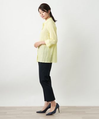 七分袖ブラウス【Ｌｅｉｌｉａｎ　ＷＨＩＴＥ　ＬＡＢＥＬ】