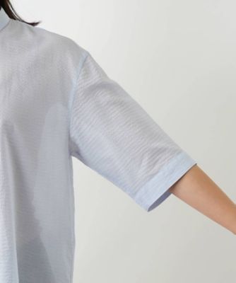 バンドカラーブラウス【Ｌｅｉｌｉａｎ　ＷＨＩＴＥ　ＬＡＢＥＬ】