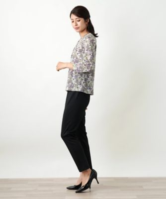 小花柄カットソー【Ｌｅｉｌｉａｎ　ＷＨＩＴＥ　ＬＡＢＥＬ】