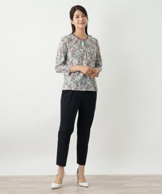 小花柄カットソー【Ｌｅｉｌｉａｎ　ＷＨＩＴＥ　ＬＡＢＥＬ】