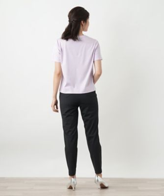 レリアン ホワイト スリムフィットパンツ 未使用 タグ付き。 スリムパンツ【Leilian WHITE LABEL