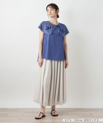 【店舗人気】ラッフルブラウス