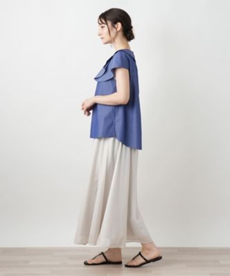 【店舗人気】ラッフルブラウス