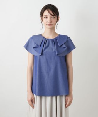 【店舗人気】ラッフルブラウス