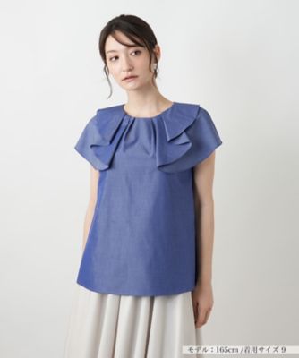BOURGE (Women)/ブールジュ 【店舗人気】ラッフルブラウス
