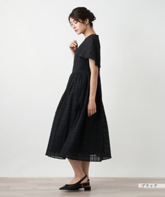 【店舗人気】チェックフレアワンピース