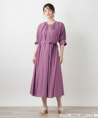 ＜BOURGE (Women)＞【店舗人気】タックワンピース