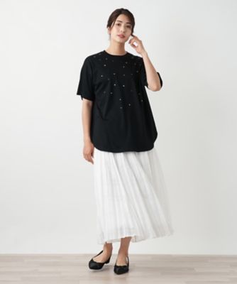 【店舗人気】フロントビジューＴシャツ