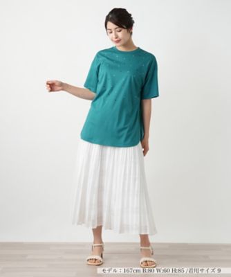 【店舗人気】フロントビジューＴシャツ