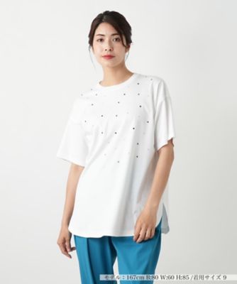 【店舗人気】フロントビジューＴシャツ