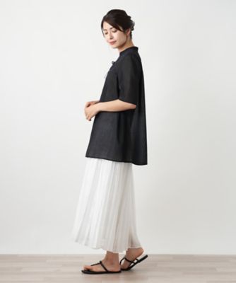 【店舗人気】レースアップブラウス