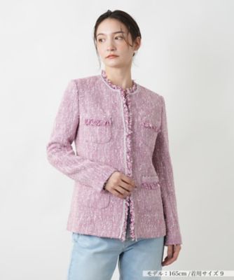 ＜BOURGE (Women)＞フリンジジャケット