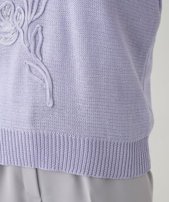 フラワーモチーフニット【ＣＯＲＳＩＮＩ　＆　ＰＲＯＴＩ】