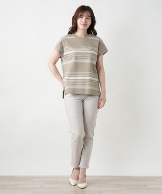 マルチボーダーベスト【Leilian WHITE LABEL