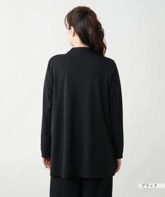 新品タグ付 Leilian レリアン 24SS トッパーカーディガン ブラック トッパーカーディガン【Leilian WHITE LABEL